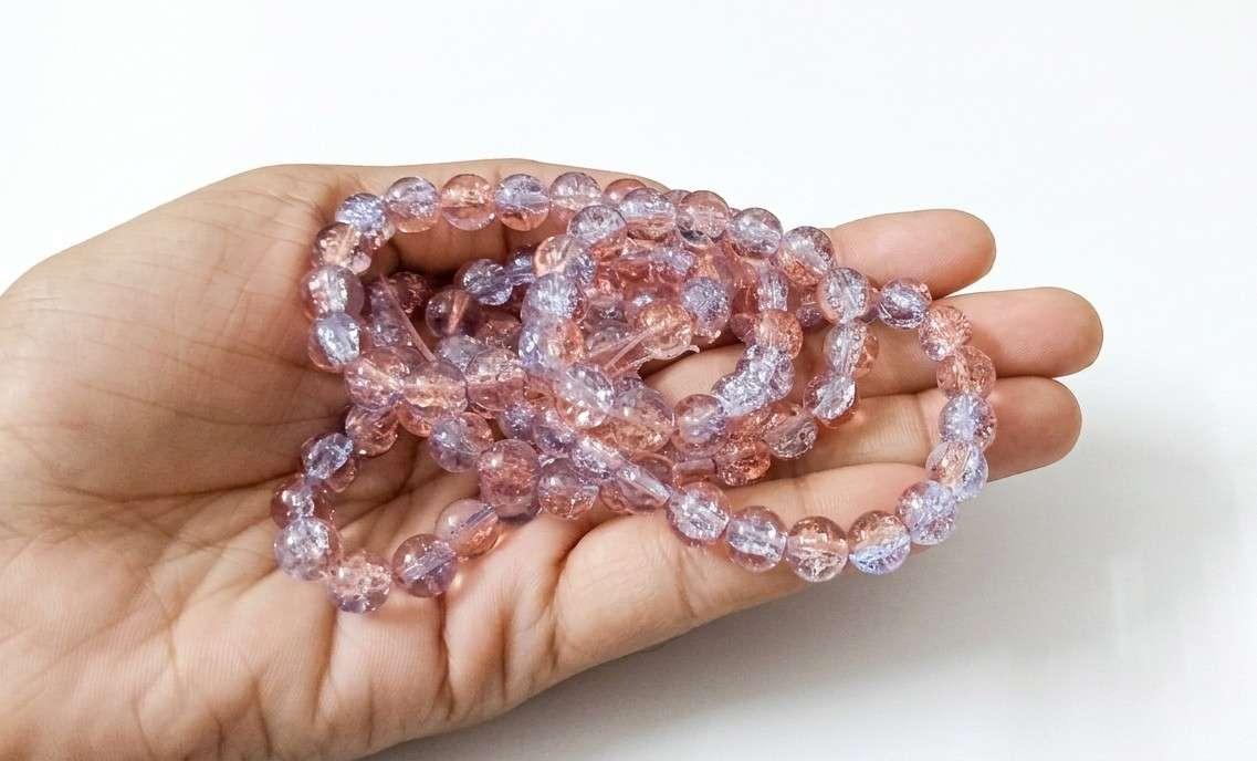 Crystal beads dual colour