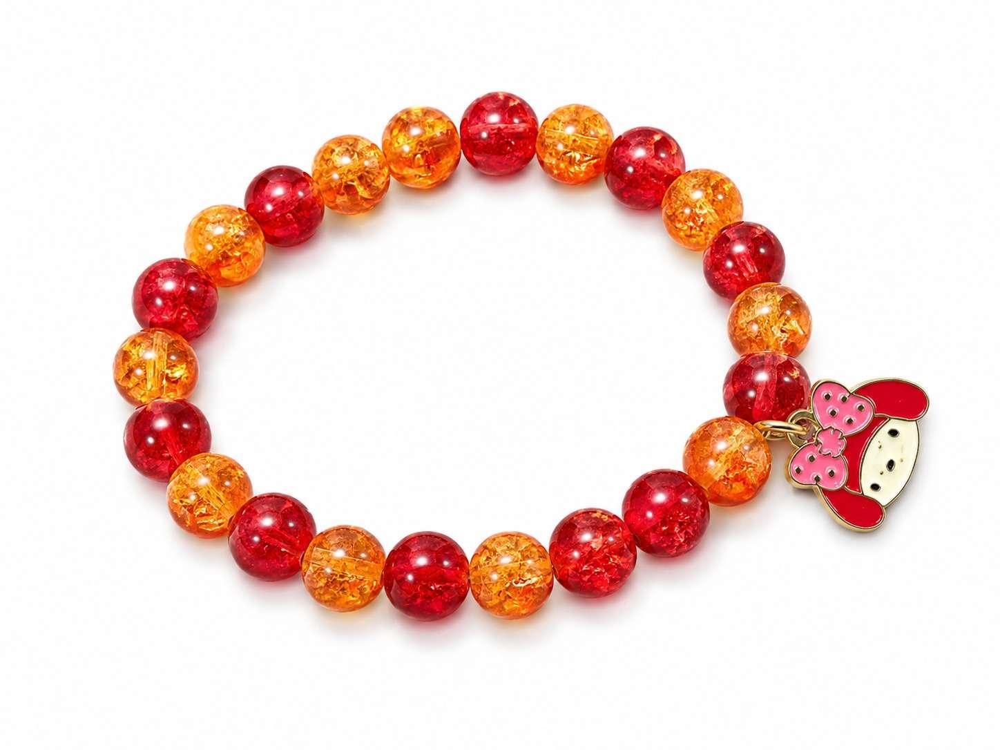 Dual colour Crystal Bracelet with Charm